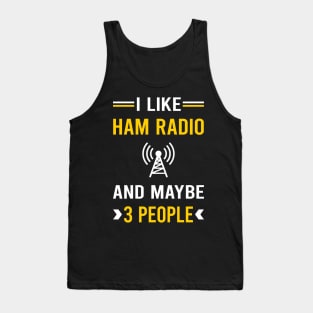 3 People Ham Radio Amateur Radio Tank Top